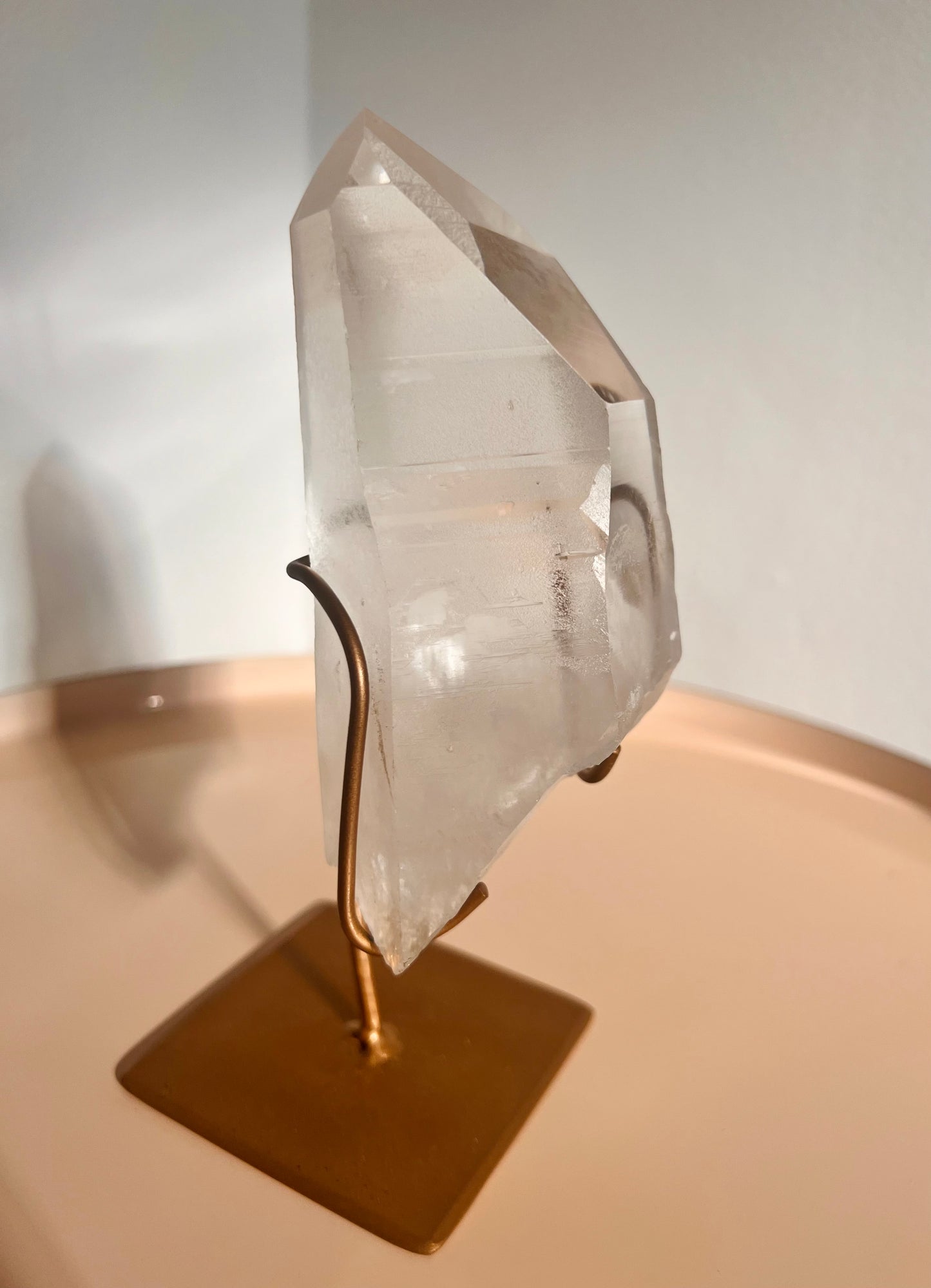 Lemurian Quartz on Stand