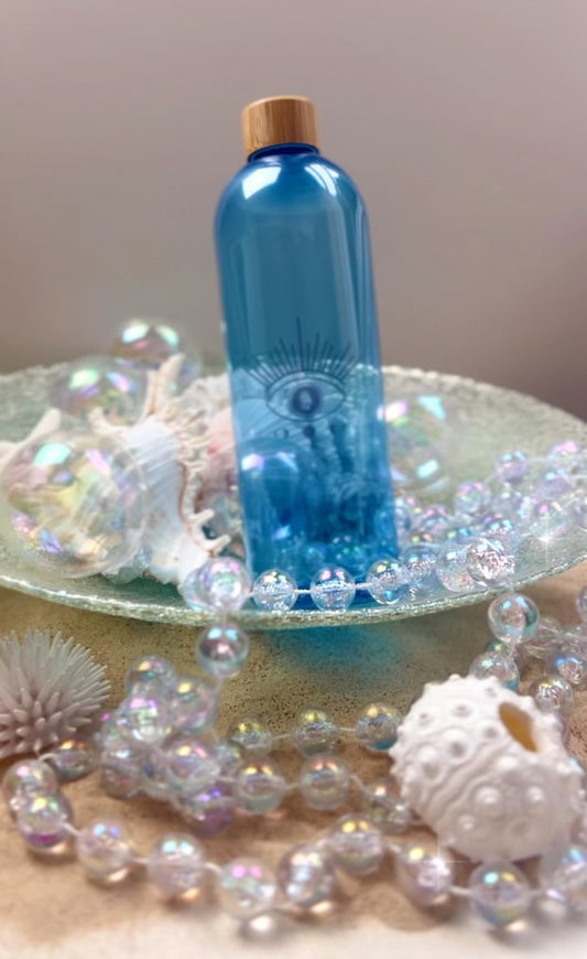 Ocean Daze Bottles- Recycled Sea Plastic Evil Eye Water Bottles*** -70% Off***