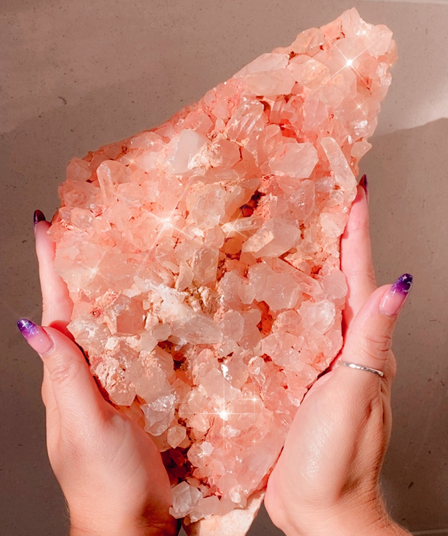 Large Pink Himalayan Samadhi Quartz - Leilani